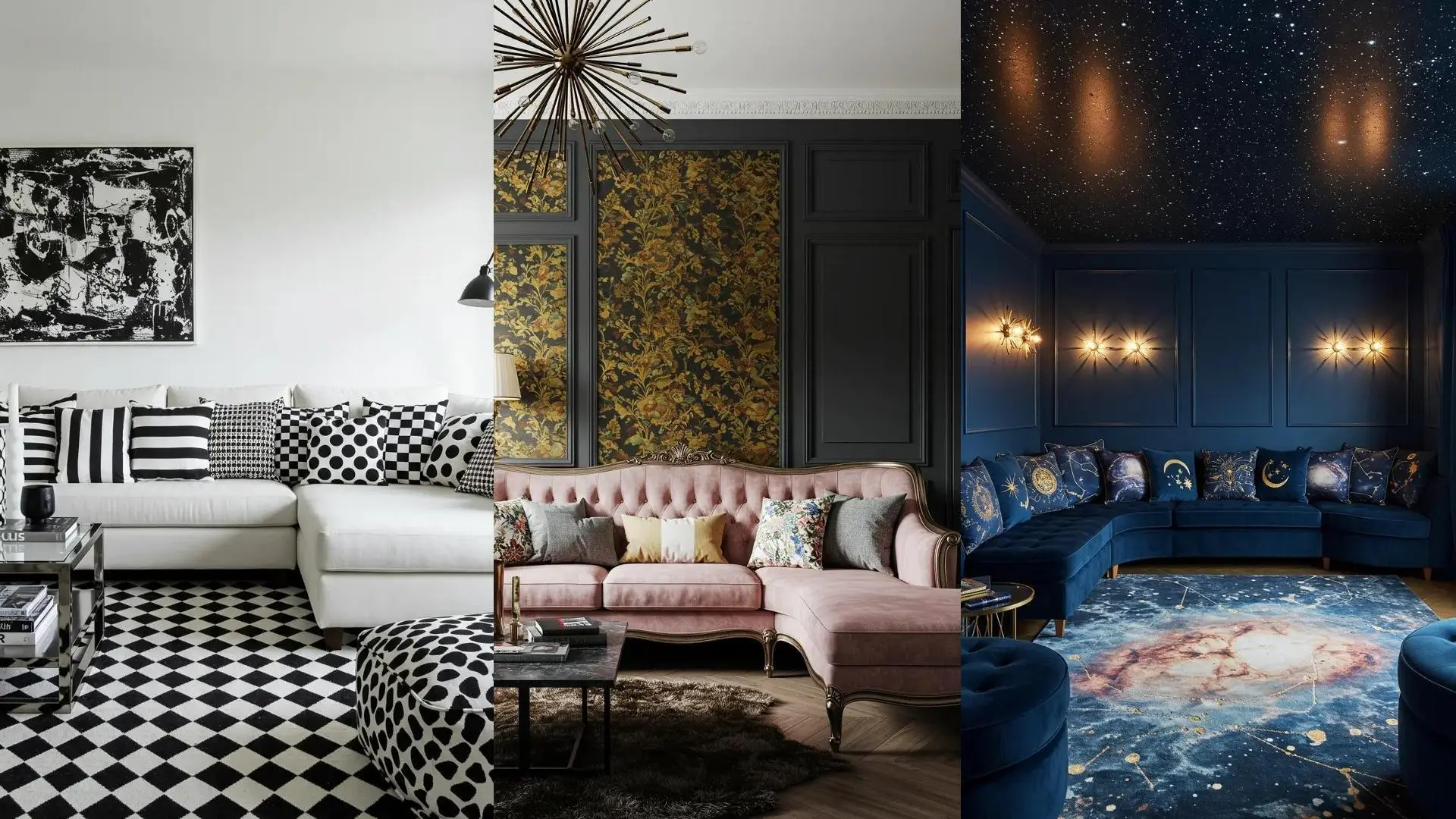 34 Bold Maximalist Interiors with Layered Patterns & Oversized Velvet ...